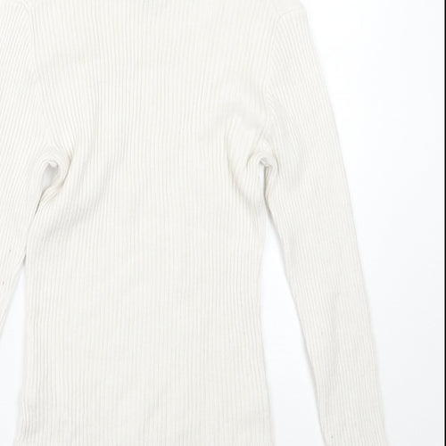 Primark Womens White   Pullover Jumper Size 12