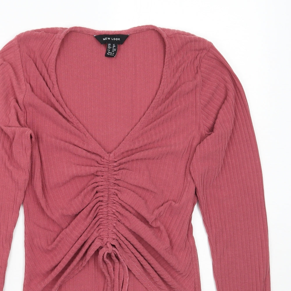 Newlook Womens Pink   Basic T-Shirt Size 12
