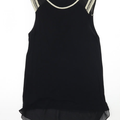 Oasis Womens Black   Basic Blouse Size 10