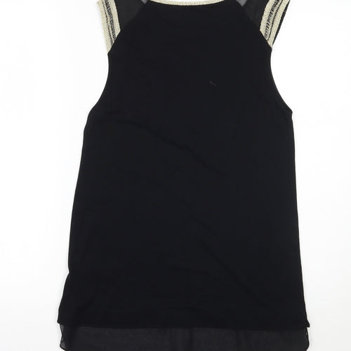 Oasis Womens Black   Basic Blouse Size 10