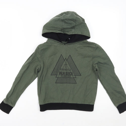 Very Boys Green   Pullover Hoodie Size 7 Years