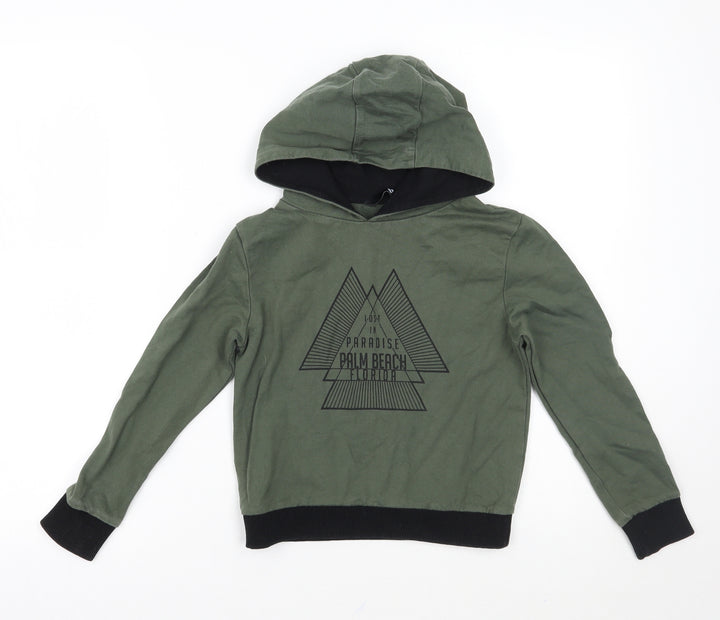Very Boys Green Pullover Hoodie Size 7 Years