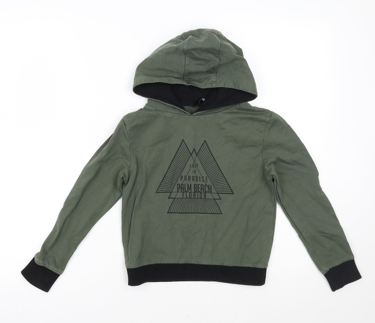 Very Boys Green   Pullover Hoodie Size 7 Years