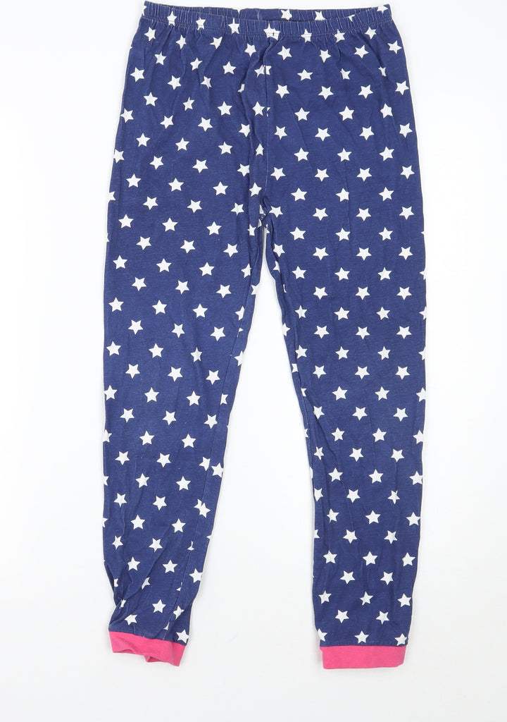 My Little Pony Girls Blue Geometric  Sweatpants Trousers Size 11 Years