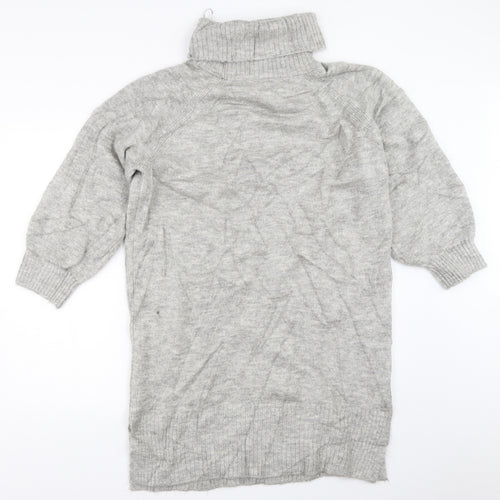 F&F Womens Grey   Jumper Dress  Size 14