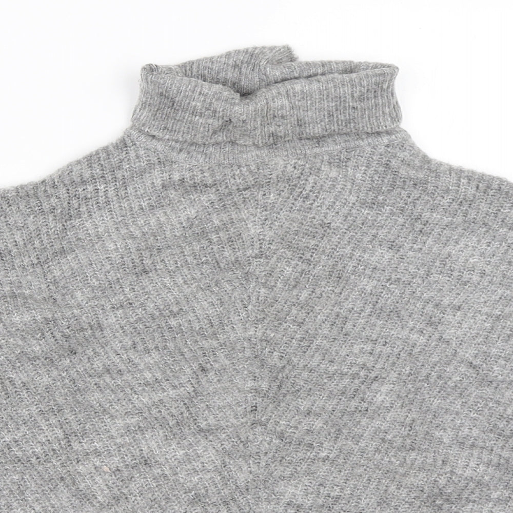 John Lewis Girls Grey   Cape Jumper Size 5-6 Years