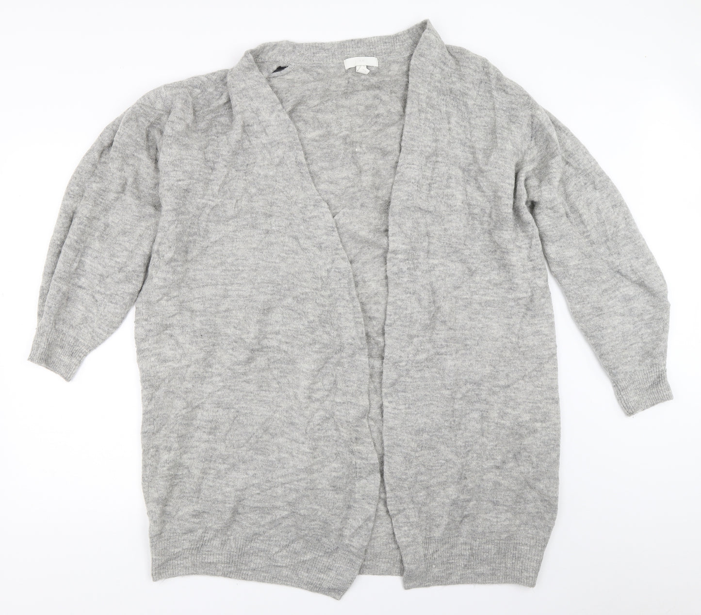 H&M Womens Grey   Cardigan Jumper Size L
