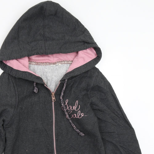 SoulCal&Co Womens Grey   Full Zip Hoodie Size S