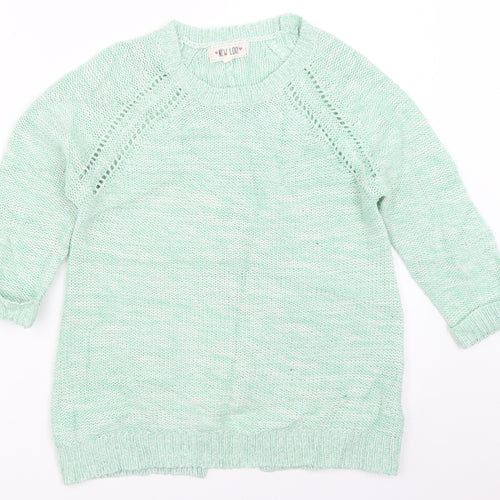 New Look Womens Green   Pullover Jumper Size 6