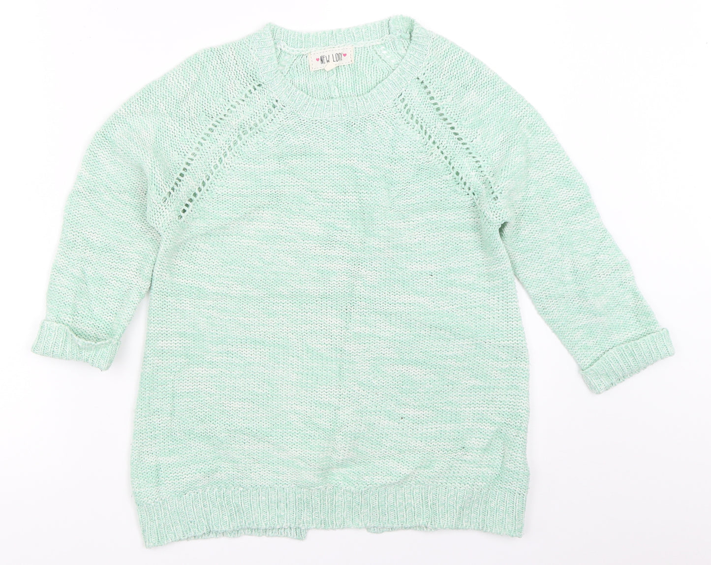 New Look Womens Green   Pullover Jumper Size 6