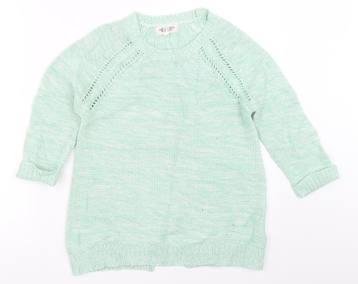 New Look Womens Green   Pullover Jumper Size 6