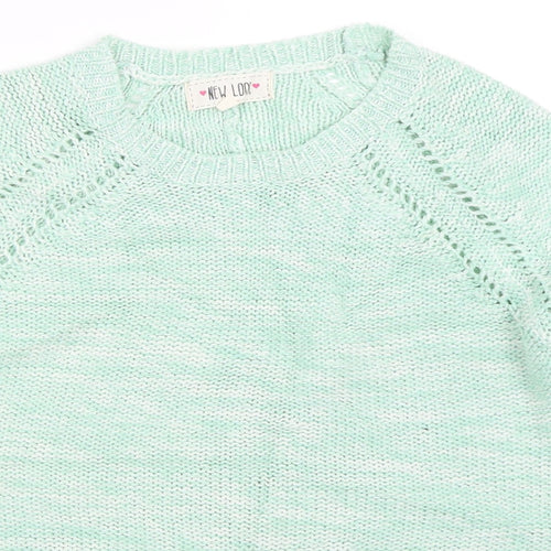New Look Womens Green   Pullover Jumper Size 6