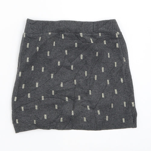 H&M Girls Grey   Mini Skirt Size 5-6 Years