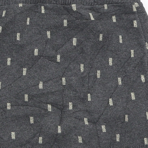 H&M Girls Grey   Mini Skirt Size 5-6 Years