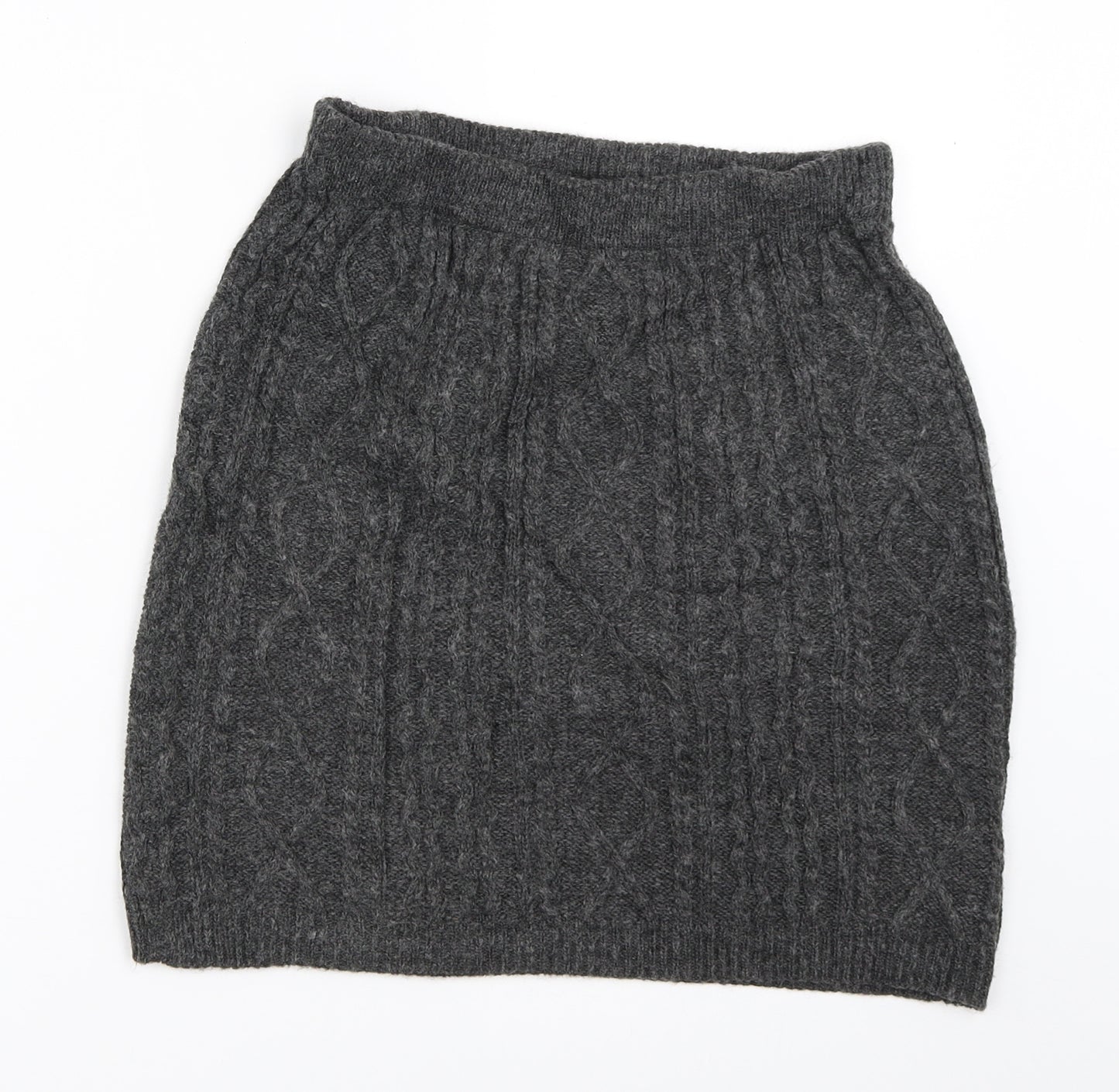 F&F Womens Grey   Mini Skirt Size 10