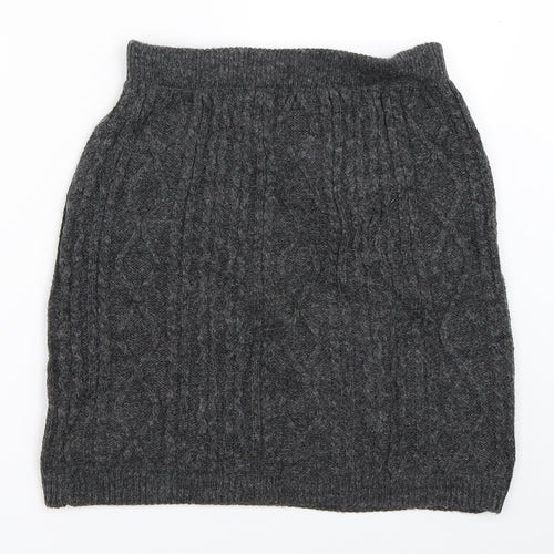 F&F Womens Grey   Mini Skirt Size 10