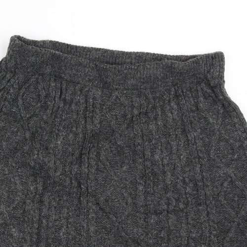 F&F Womens Grey   Mini Skirt Size 10