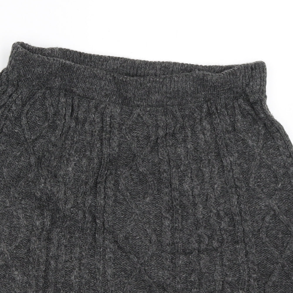 F&F Womens Grey   Mini Skirt Size 10