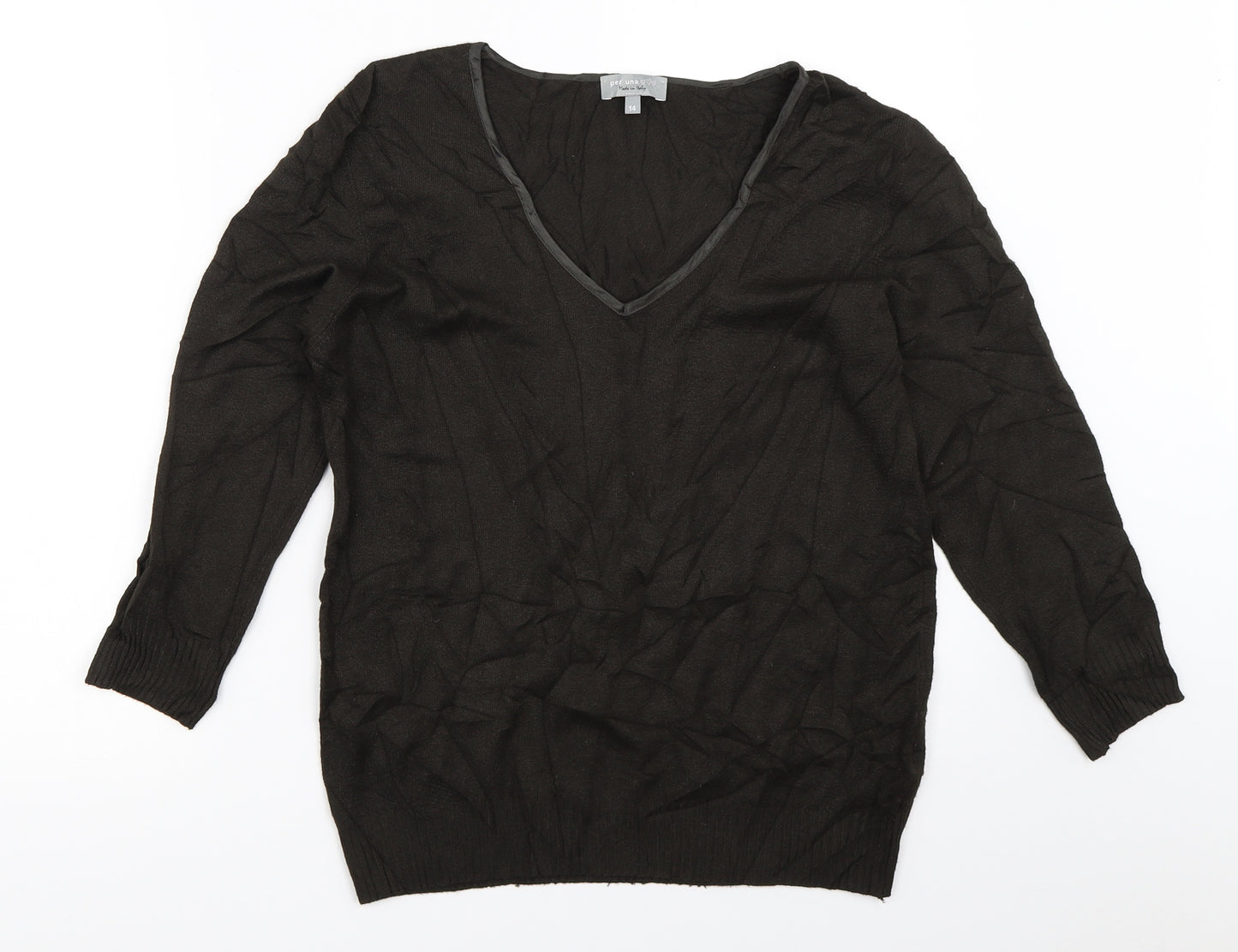 Per Una Womens Brown   Pullover Jumper Size 14
