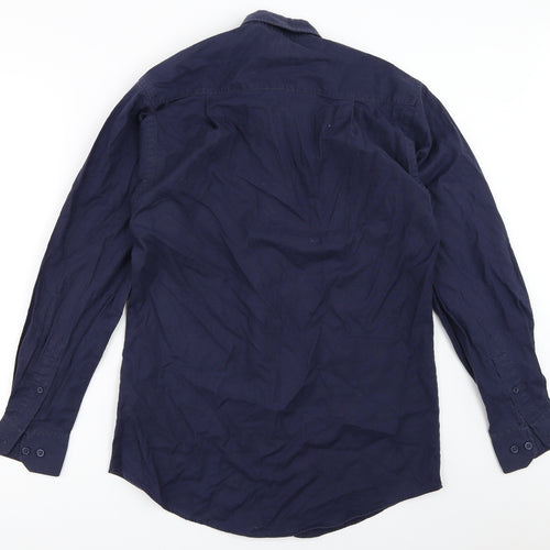 Premier Mens Blue    Button-Up Size 14.5