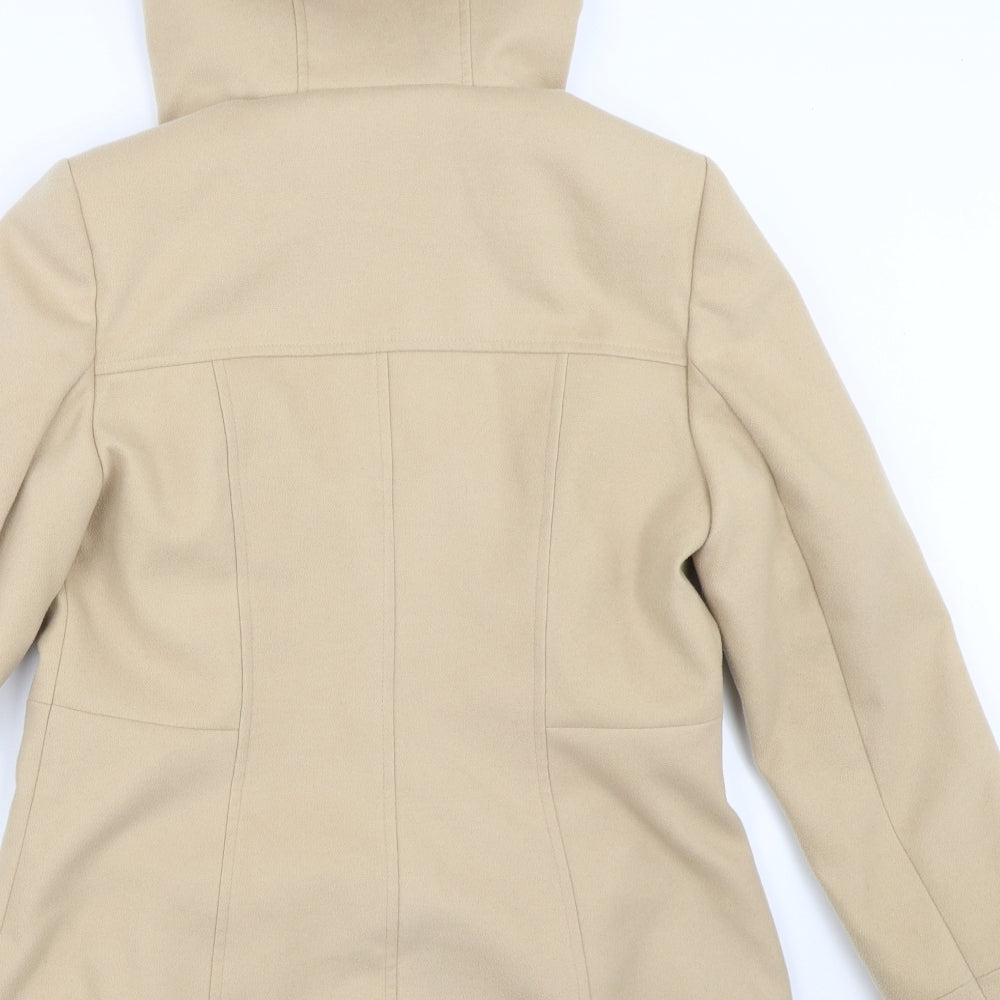 George Womens Beige   Overcoat Coat Size 10