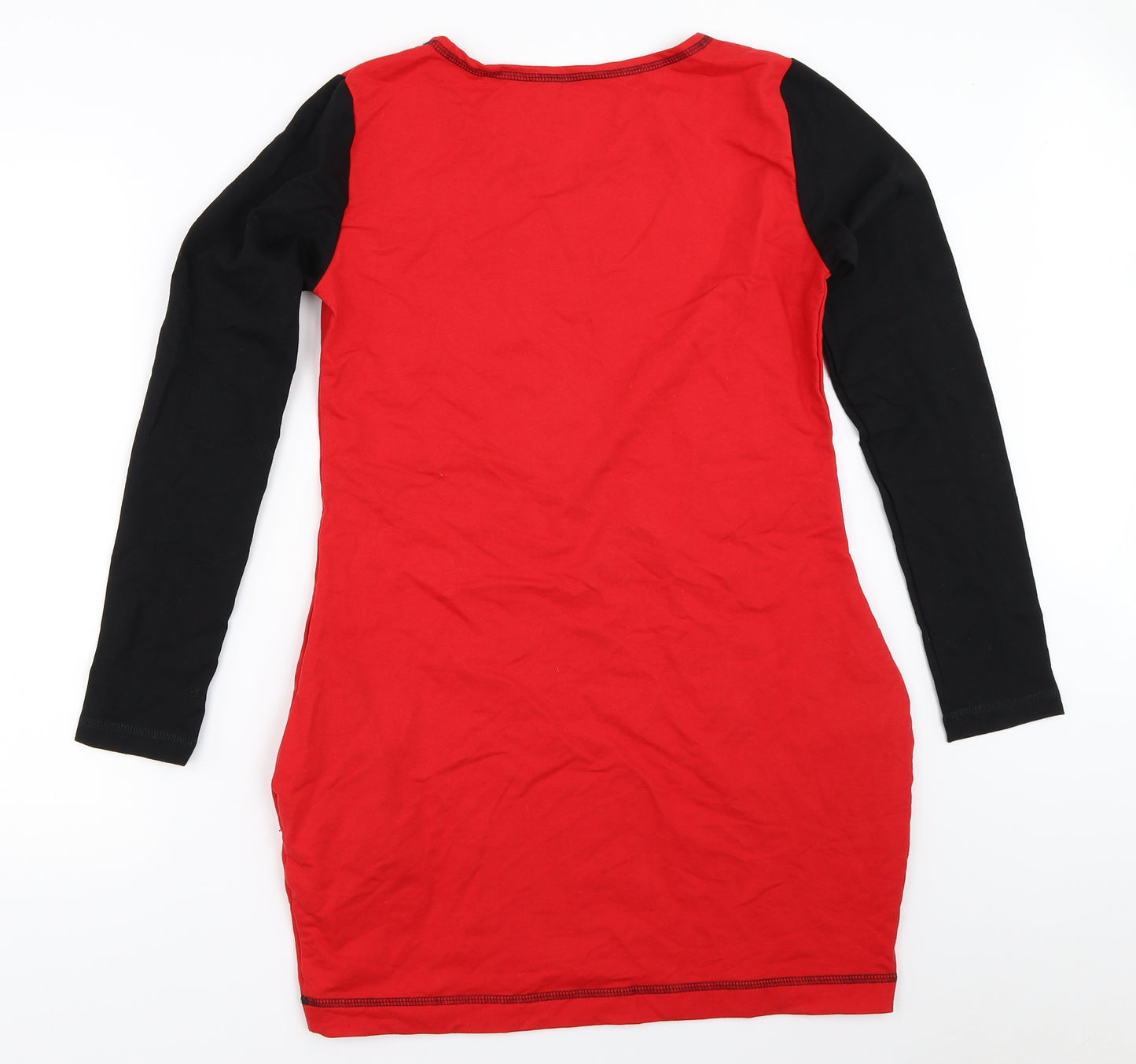 Bellu Girls Red   T-Shirt Dress  Size L