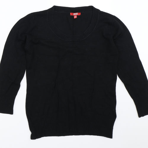 Grace Fashion Womens Black   Pullover Jumper Size 10