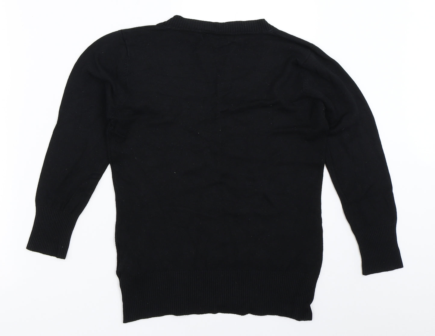 Grace Fashion Womens Black   Pullover Jumper Size 10