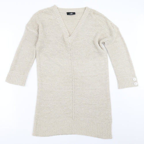 Wallis Womens Beige   Pullover Jumper Size S