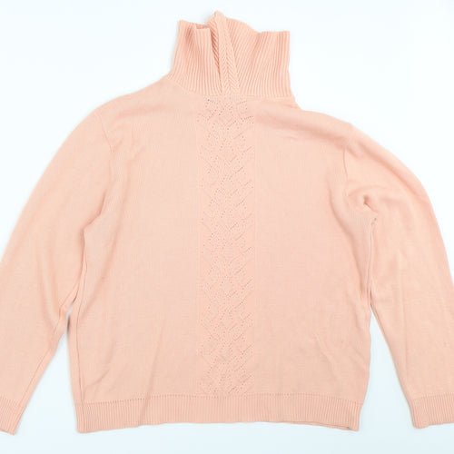 The Yews Womens Pink   Pullover Jumper Size M