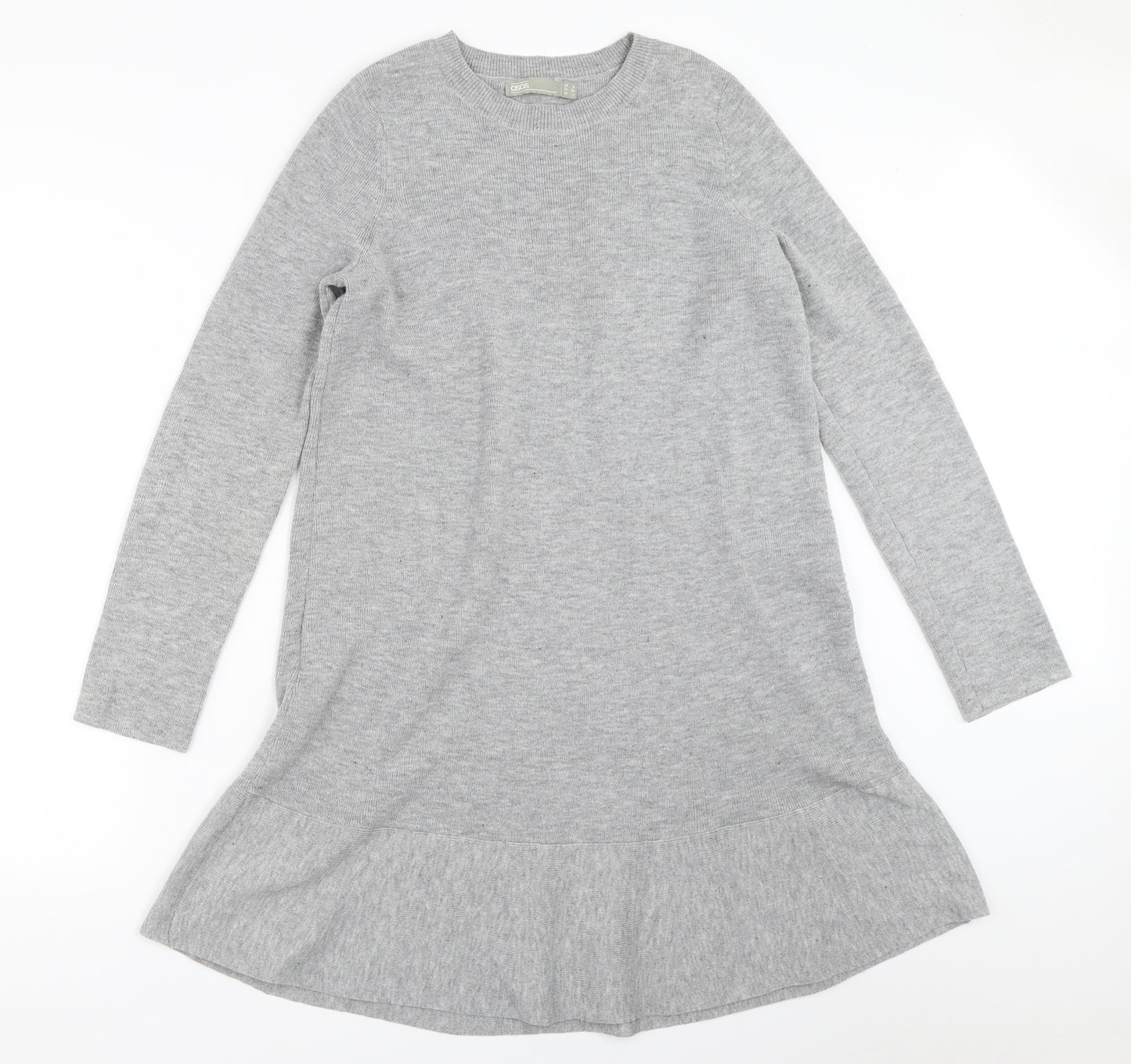 ASOS Womens Grey   Jumper Dress  Size 8