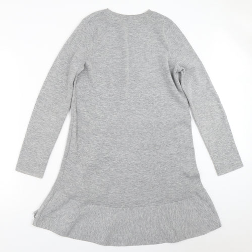 ASOS Womens Grey   Jumper Dress  Size 8