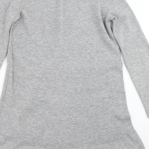 ASOS Womens Grey   Jumper Dress  Size 8