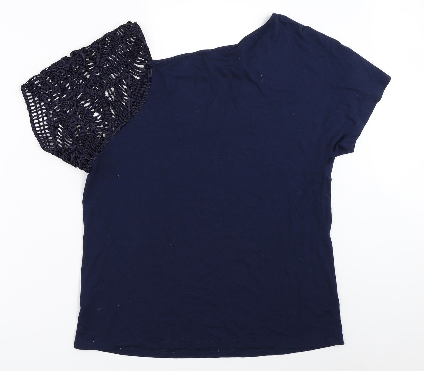 Per Una Womens Blue   Basic T-Shirt Size 14