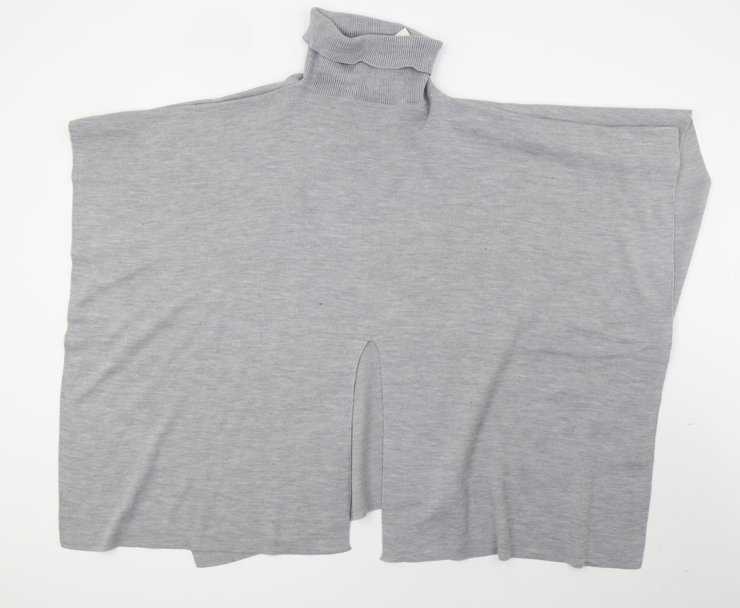 F&F Womens Grey  Knit Pullover Sweatshirt One Size