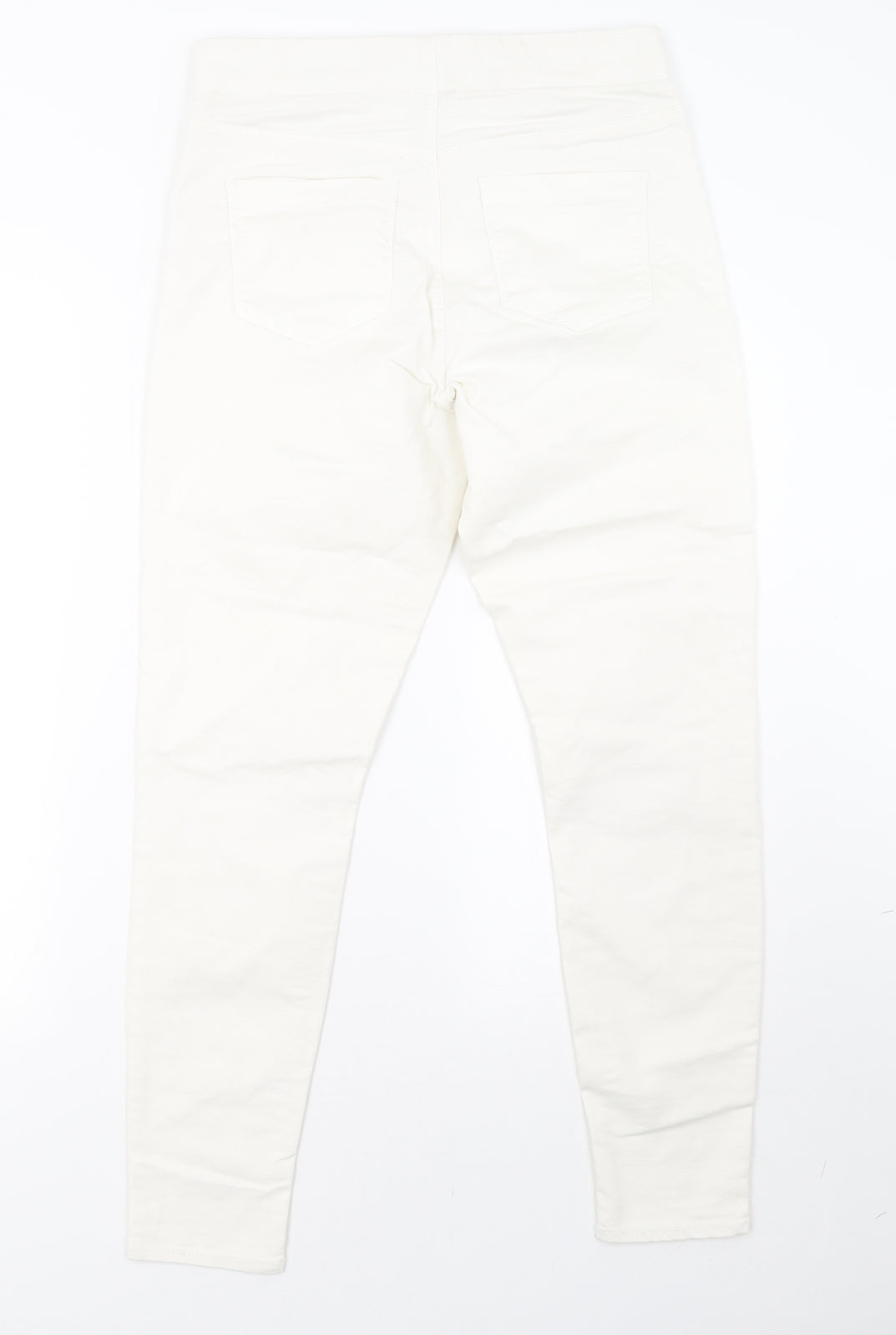 Matalan Womens White   Jegging Trousers Size 10 L28 in