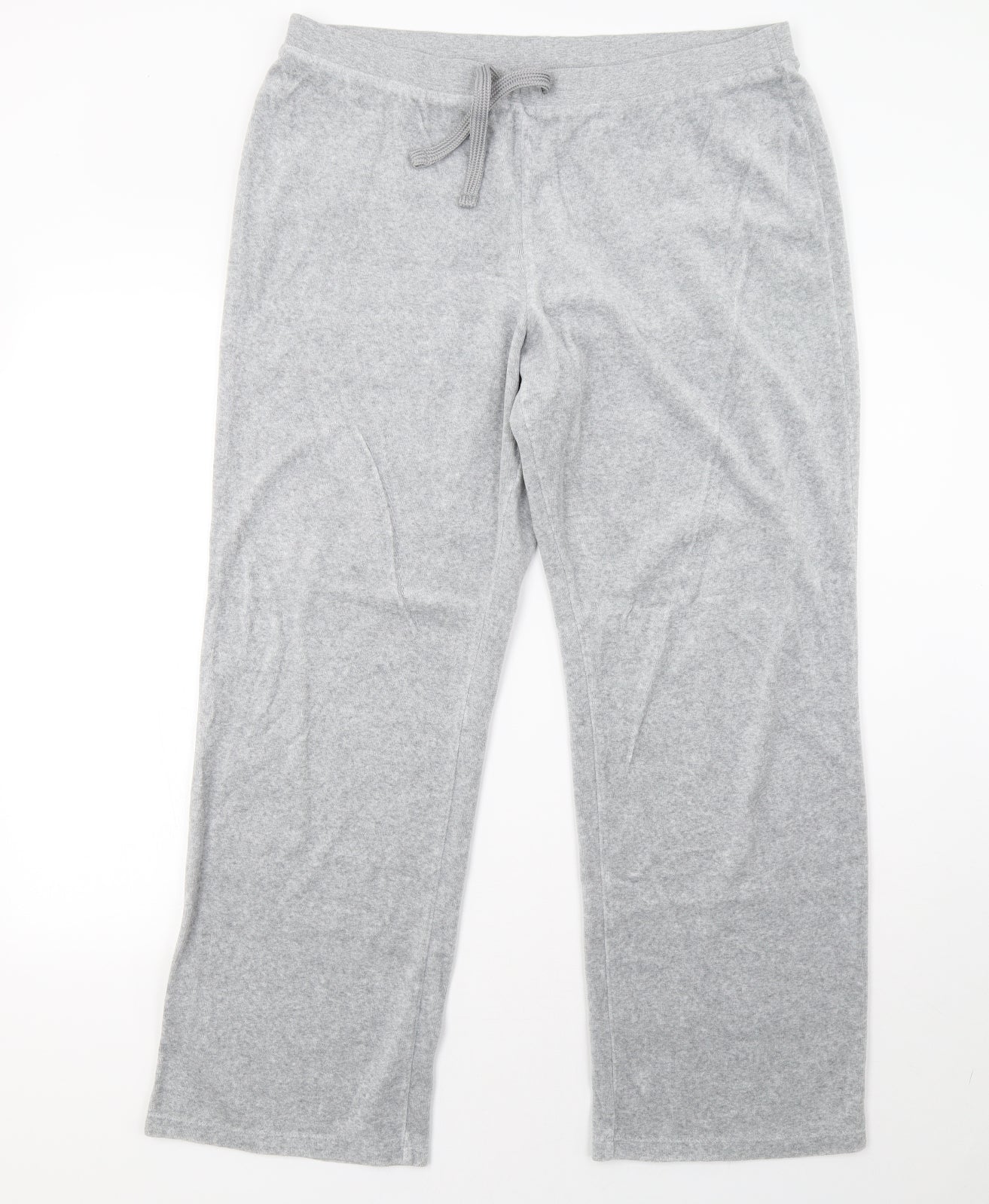 Marks and Spencer Womens Grey   Jogger Trousers Size 18 L30 in