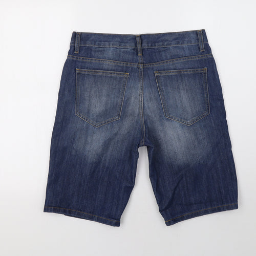 Primark Mens Blue  Denim Bermuda Shorts Size 30
