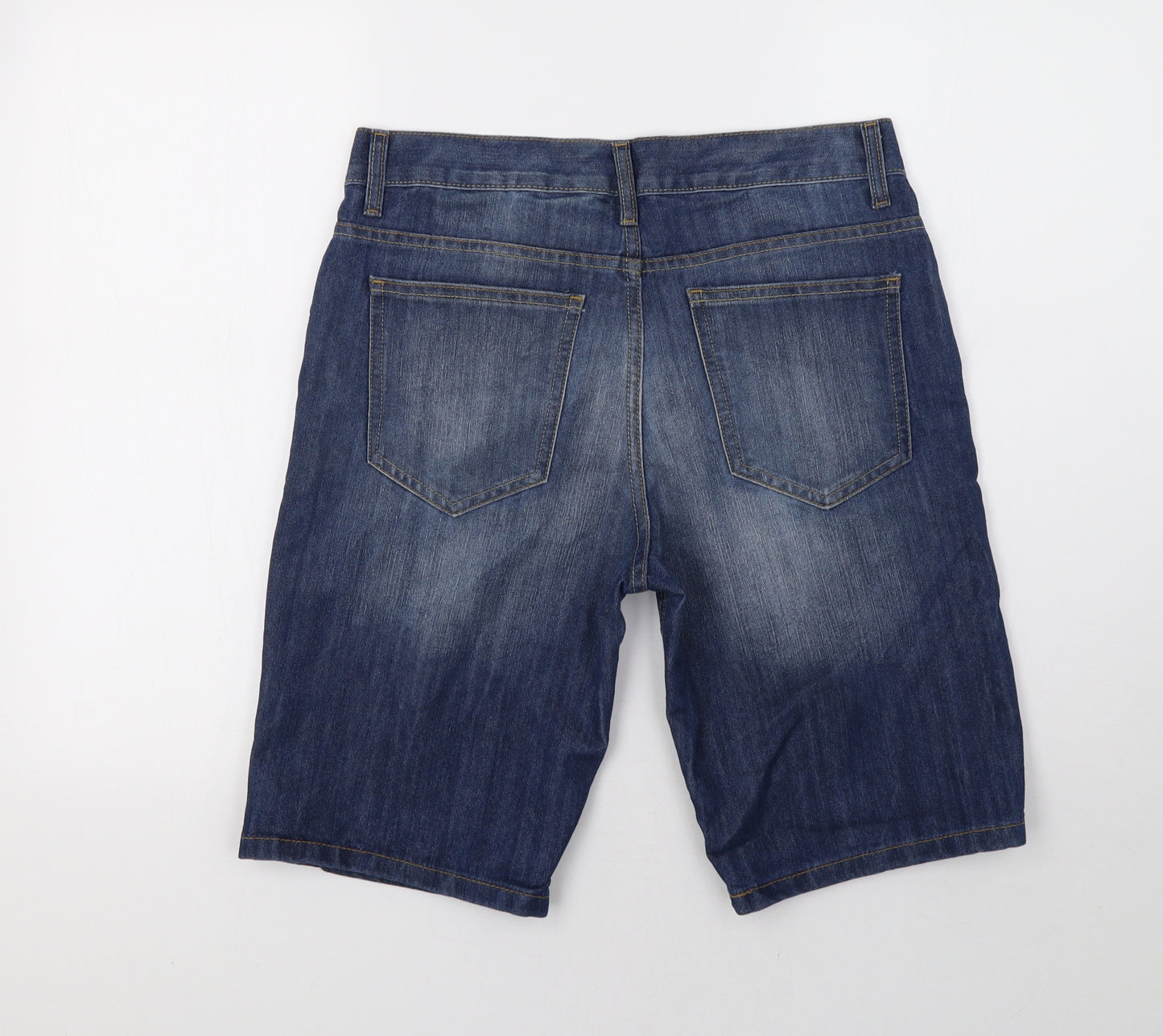 Primark Mens Blue  Denim Bermuda Shorts Size 30