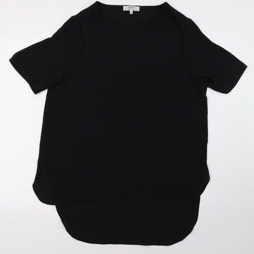 Matalan Womens Black  Mesh Basic Blouse Size 12