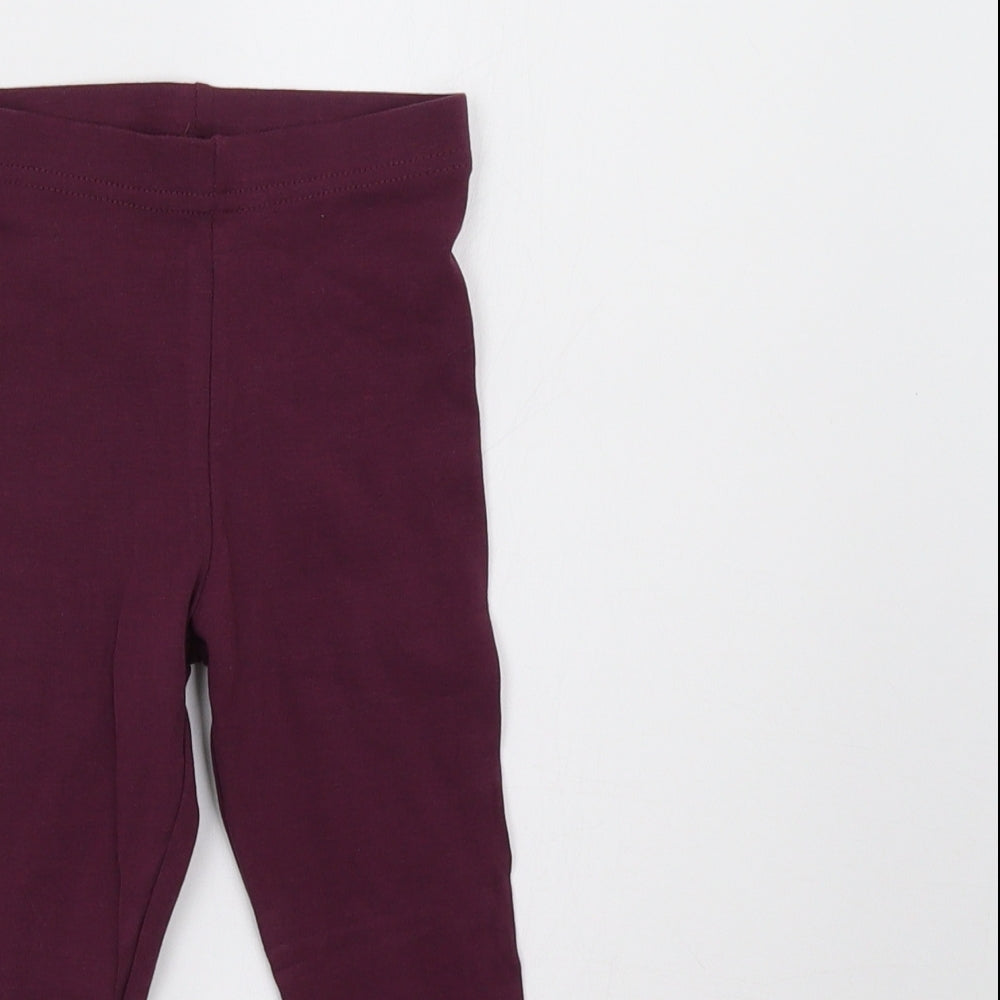 George Girls Purple    Trousers Size 3-4 Years