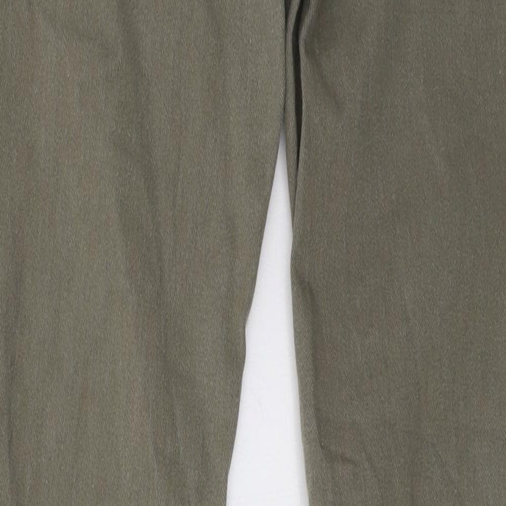 Primark Mens Green  Denim Straight Jeans Size 33 L34 in