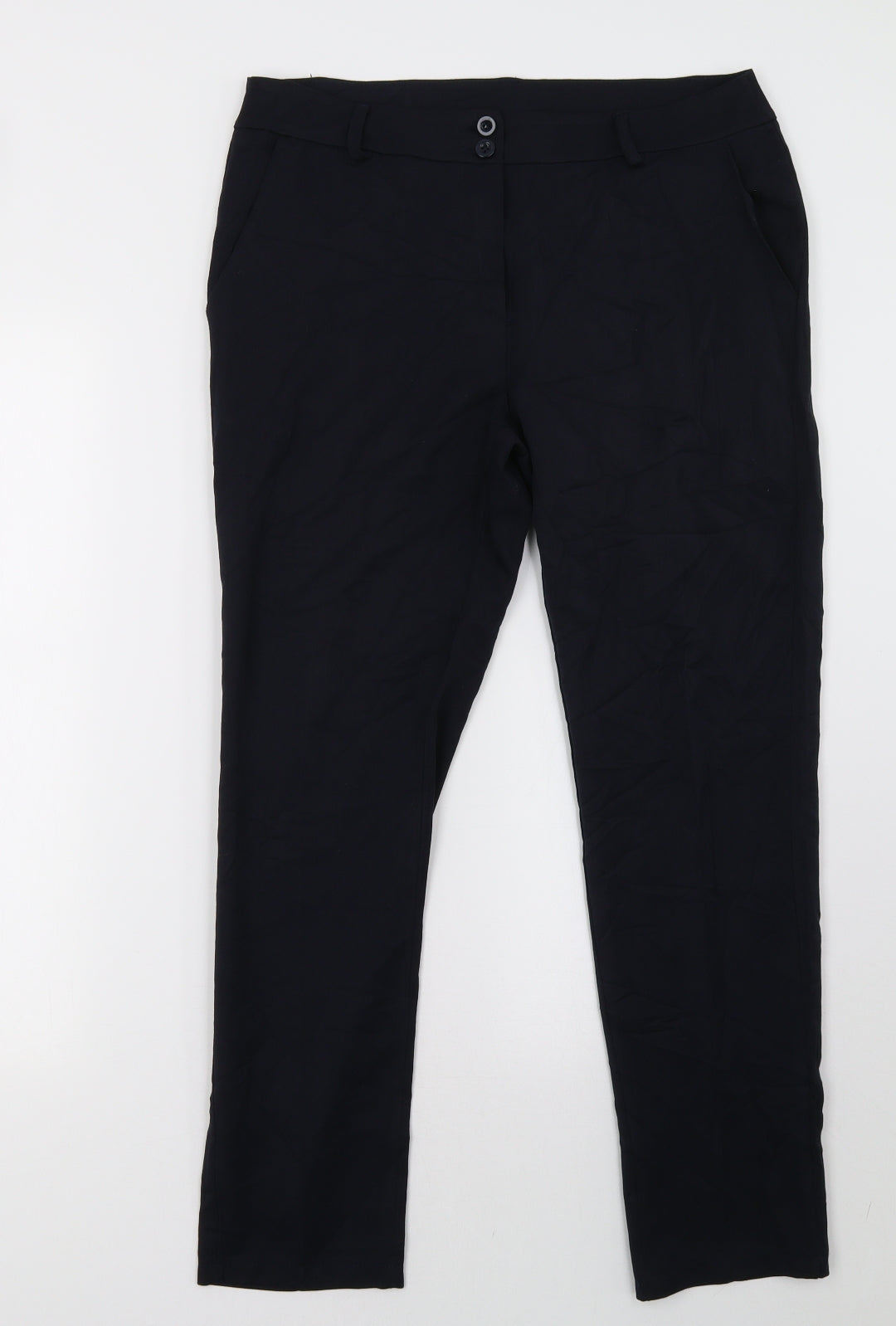 Preworn Womens Blue   Trousers  Size 12 L28 in