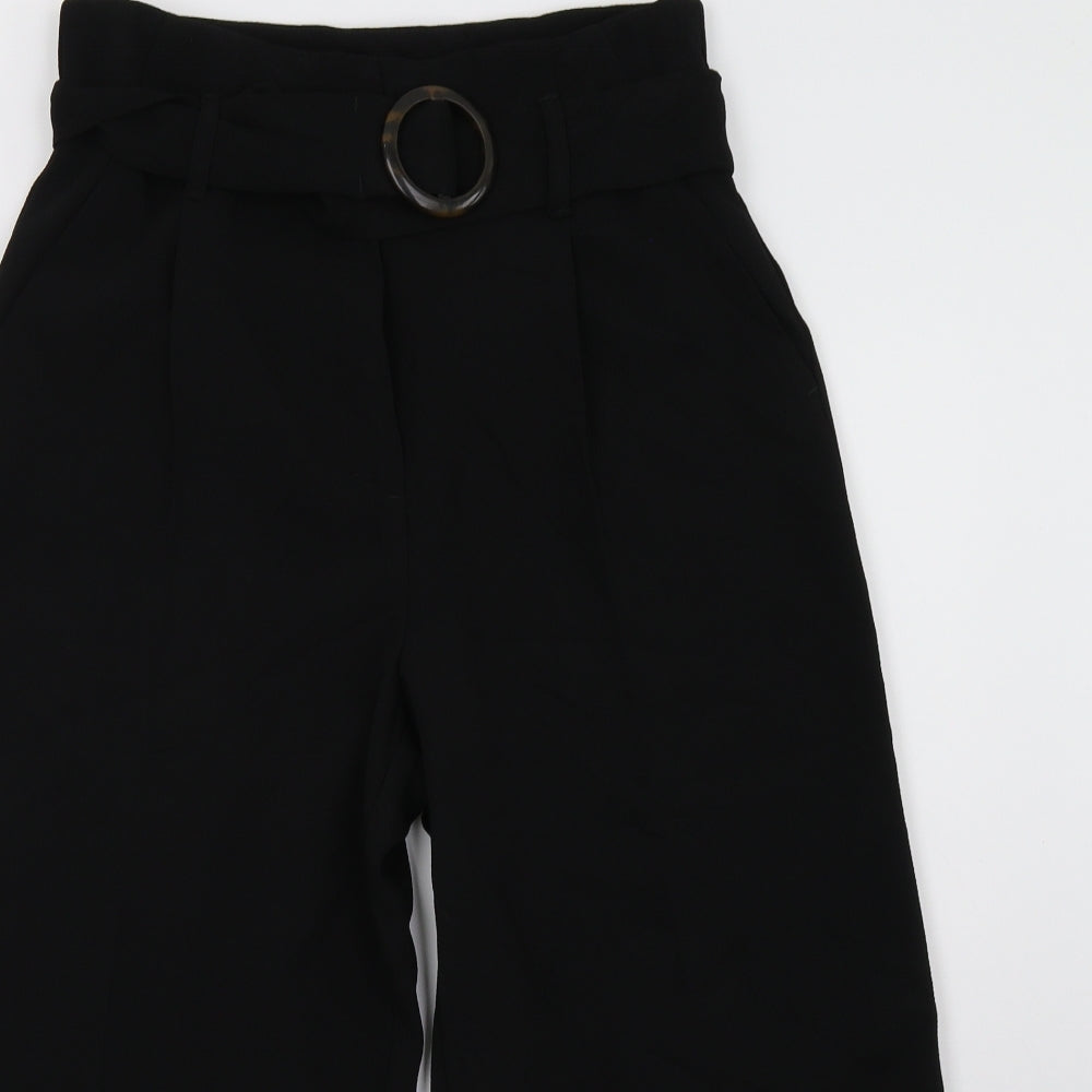 Preworn Womens Black   Cropped Trousers Size 10 L24 in