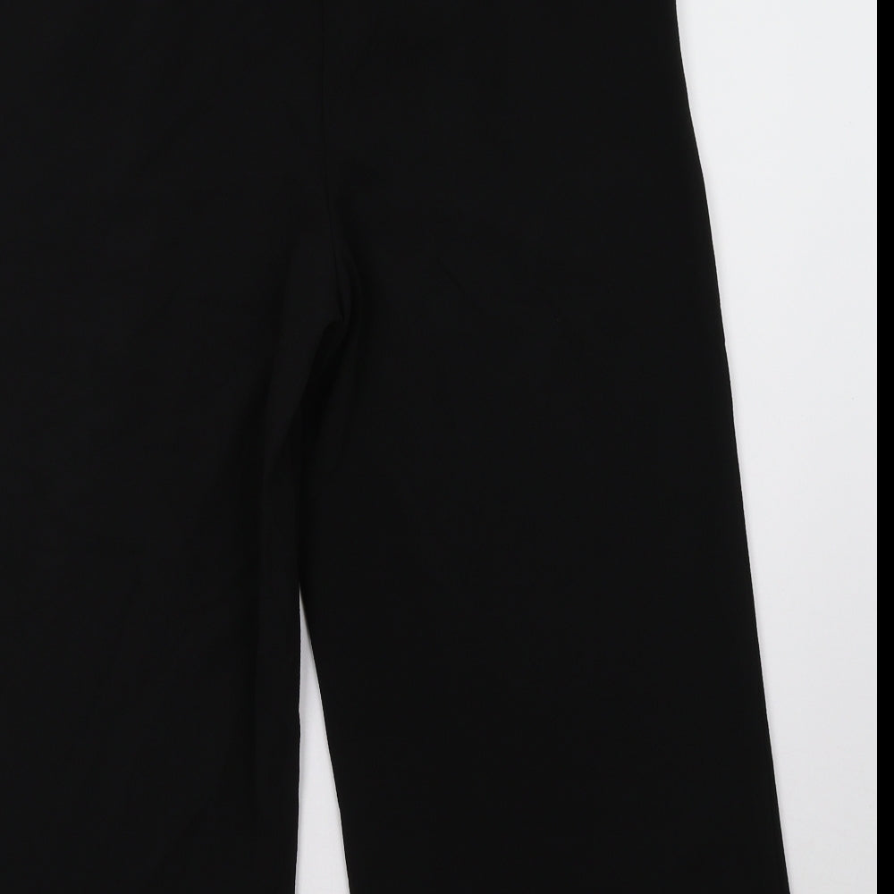 Preworn Womens Black   Cropped Trousers Size 10 L24 in