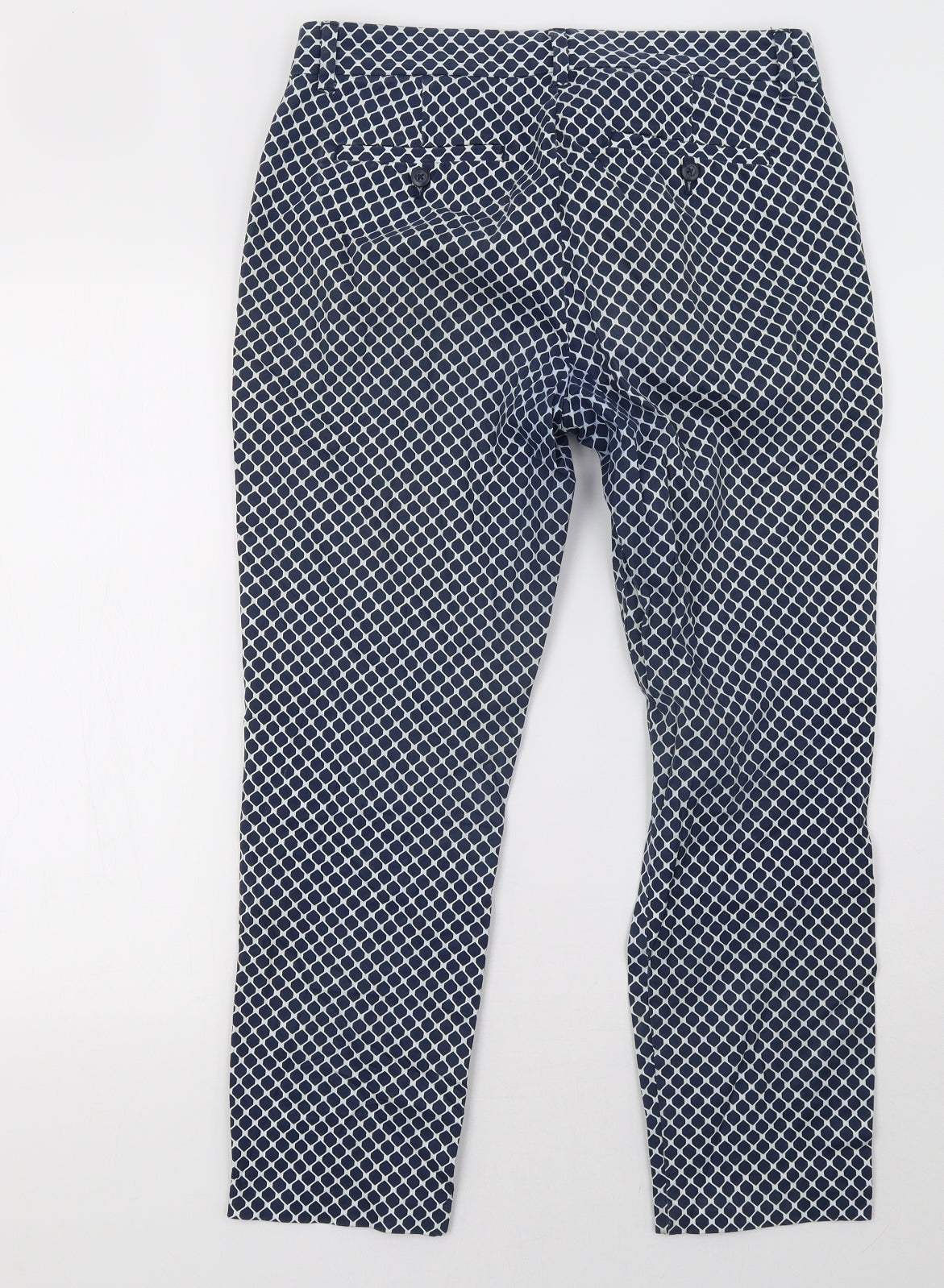 Gap Womens Blue Polka Dot  Trousers  Size 10 L28 in