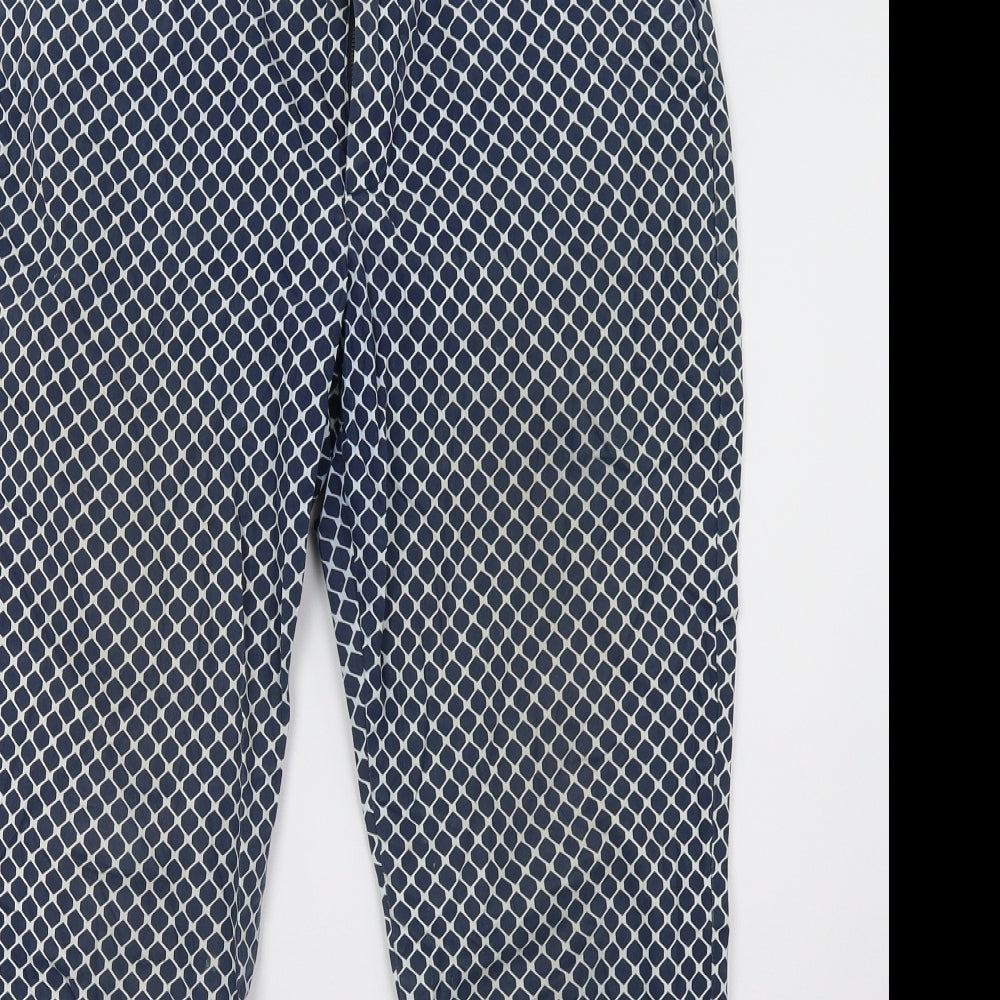 Gap Womens Blue Polka Dot  Trousers  Size 10 L28 in