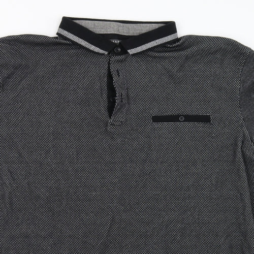 Primark Mens Grey    Button-Up Size XL