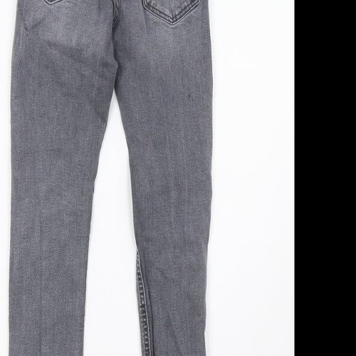 Zara Girls Grey  Denim Skinny Jeans Size 9 Months
