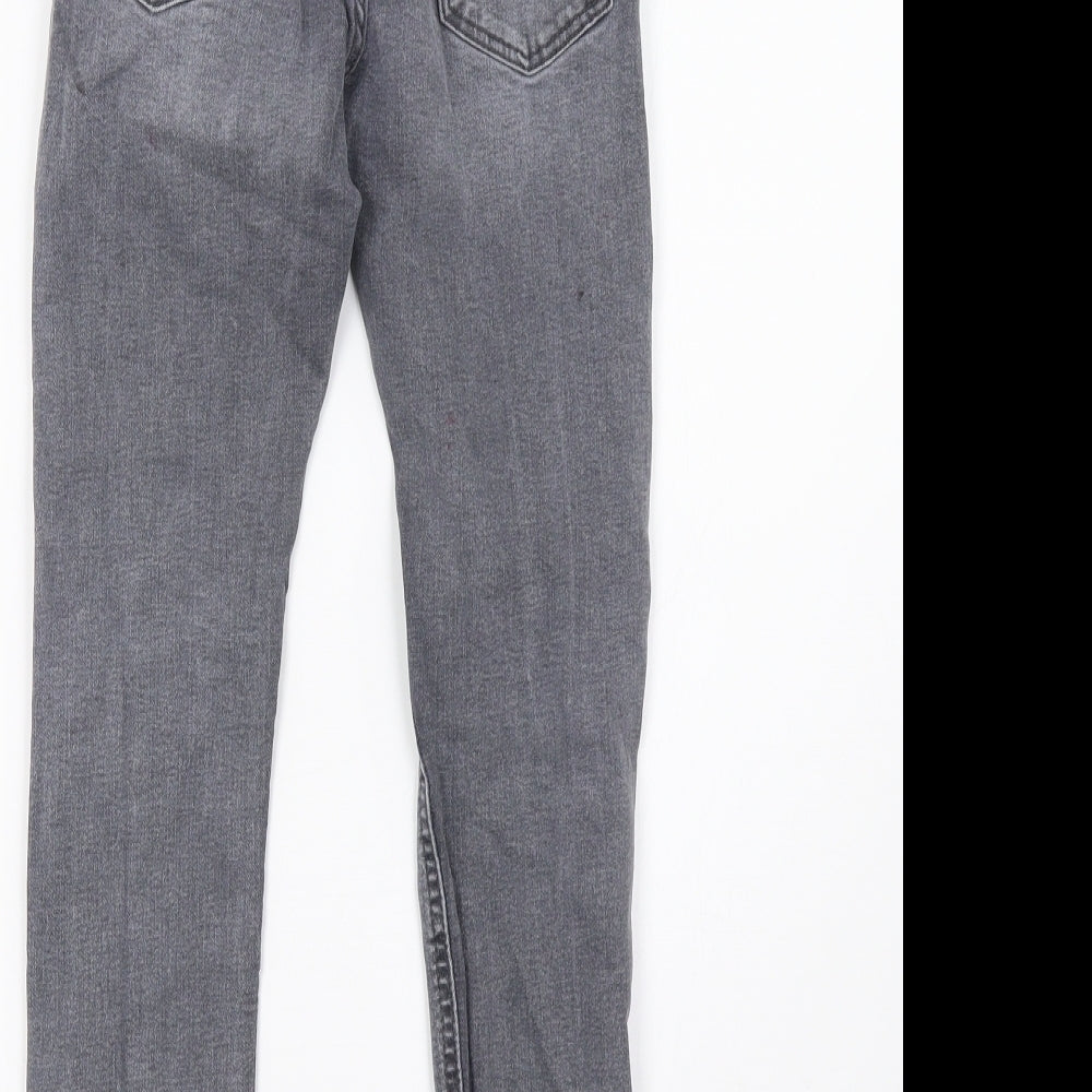 Zara Girls Grey  Denim Skinny Jeans Size 9 Months